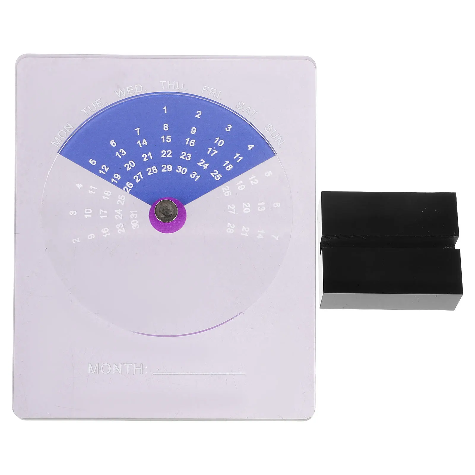 

Rotating Acrylic Perpetual Calendar 2025 Modern Minimalist Desk Decoration Office Home Small Desktop Calendar Functional