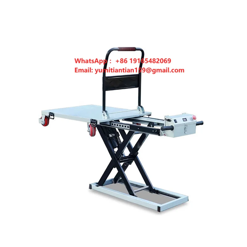 Portable Electric Self-Loading Foldable Hand Cart & Trolley 70kg Flatbed OEM Customization Platform Structure Shopping Tools