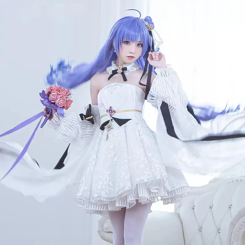 Pre-Sale Azur Lane Cosplay Clothing HMS Unicorn Wedding Dress San Diego Anime Clothing For Women's Full Set