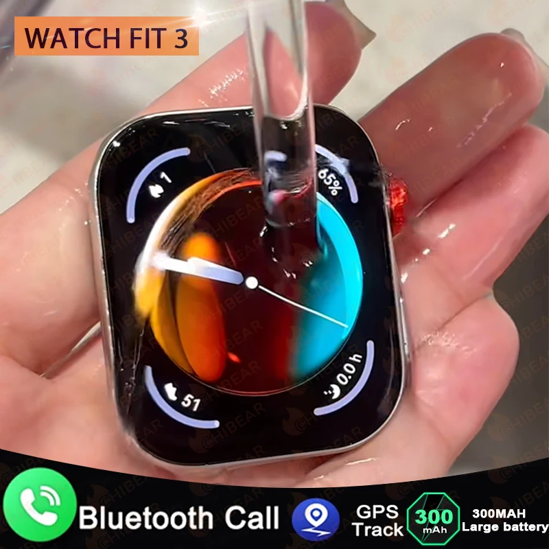 

1.75 дюймовый HD экран Bluetooth Call Smart Watch Men для HUAWEI Fit3 смотреть GPS Sport Fitness IP68 водонепроницаемый сердечный ритм Smartwatch