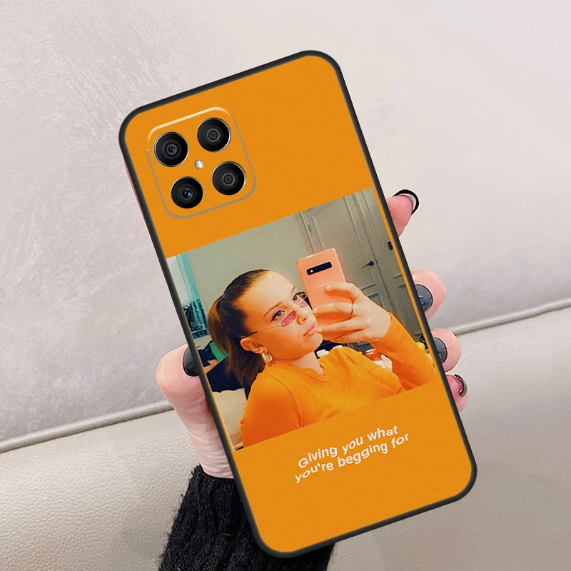 حافظة للممثل البريطاني ميلي بوبي براون لهاتف Honor Magic 7 Lite 5 6 Pro لهاتف Honor X9b X9a X9c X8a X8b X9 200 400 50 70 90