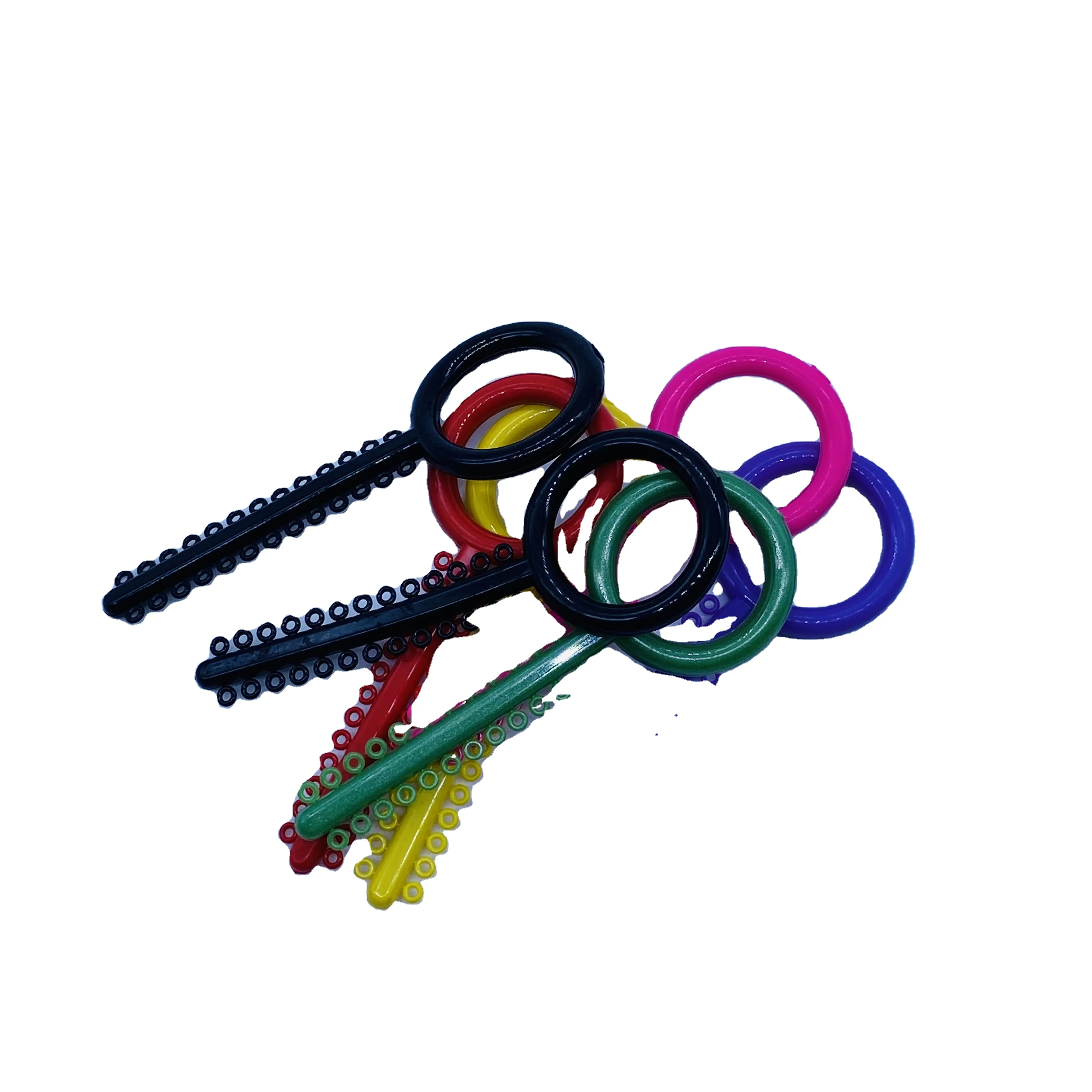 

Colorful dentals orthodontic elastic tie for dentals consumable