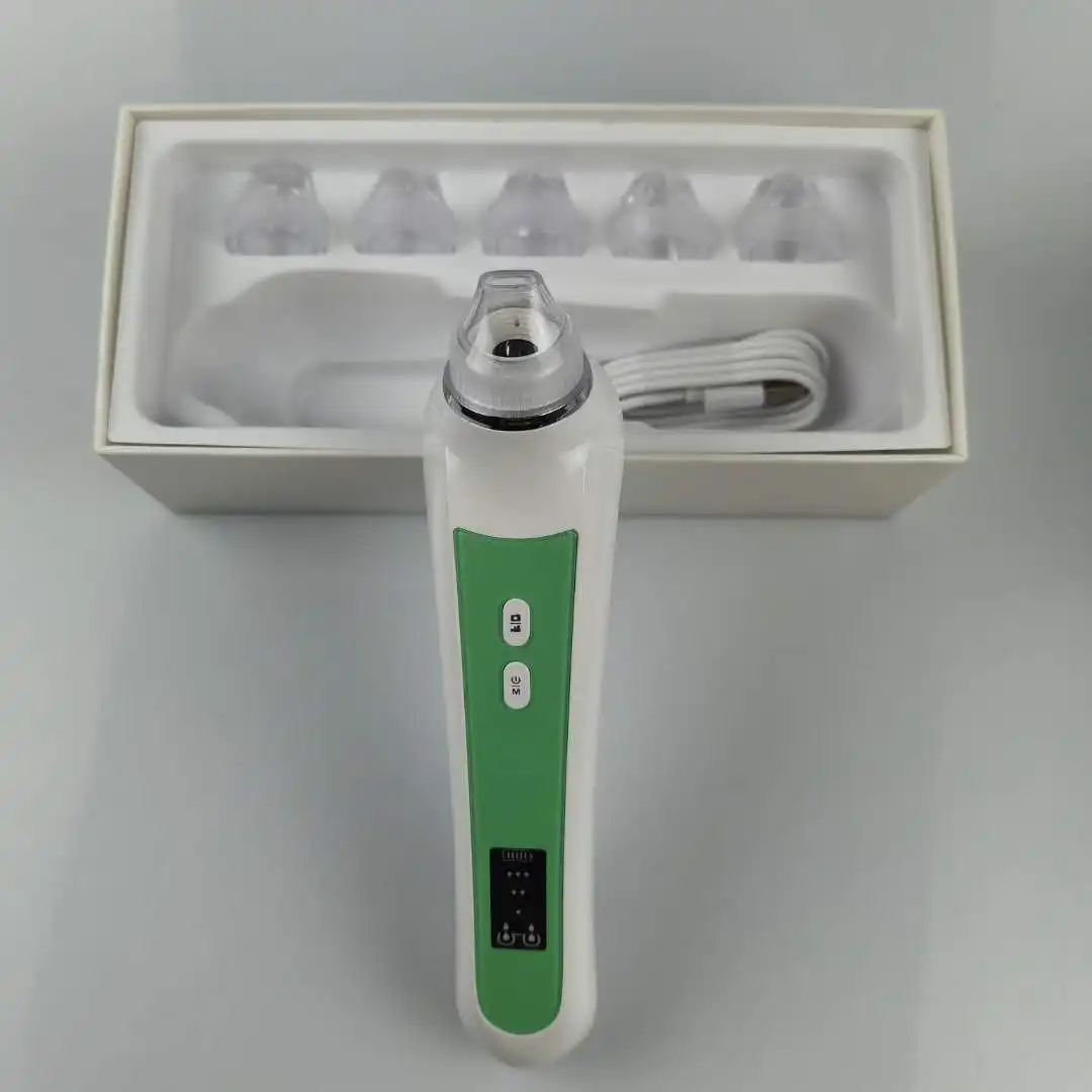 スマートライブラリWiFiビジュアルフェイシャルポアクリーナー5MP 20倍拡大ブラックヘッドリムーバー真空フェイシャルクリーナー