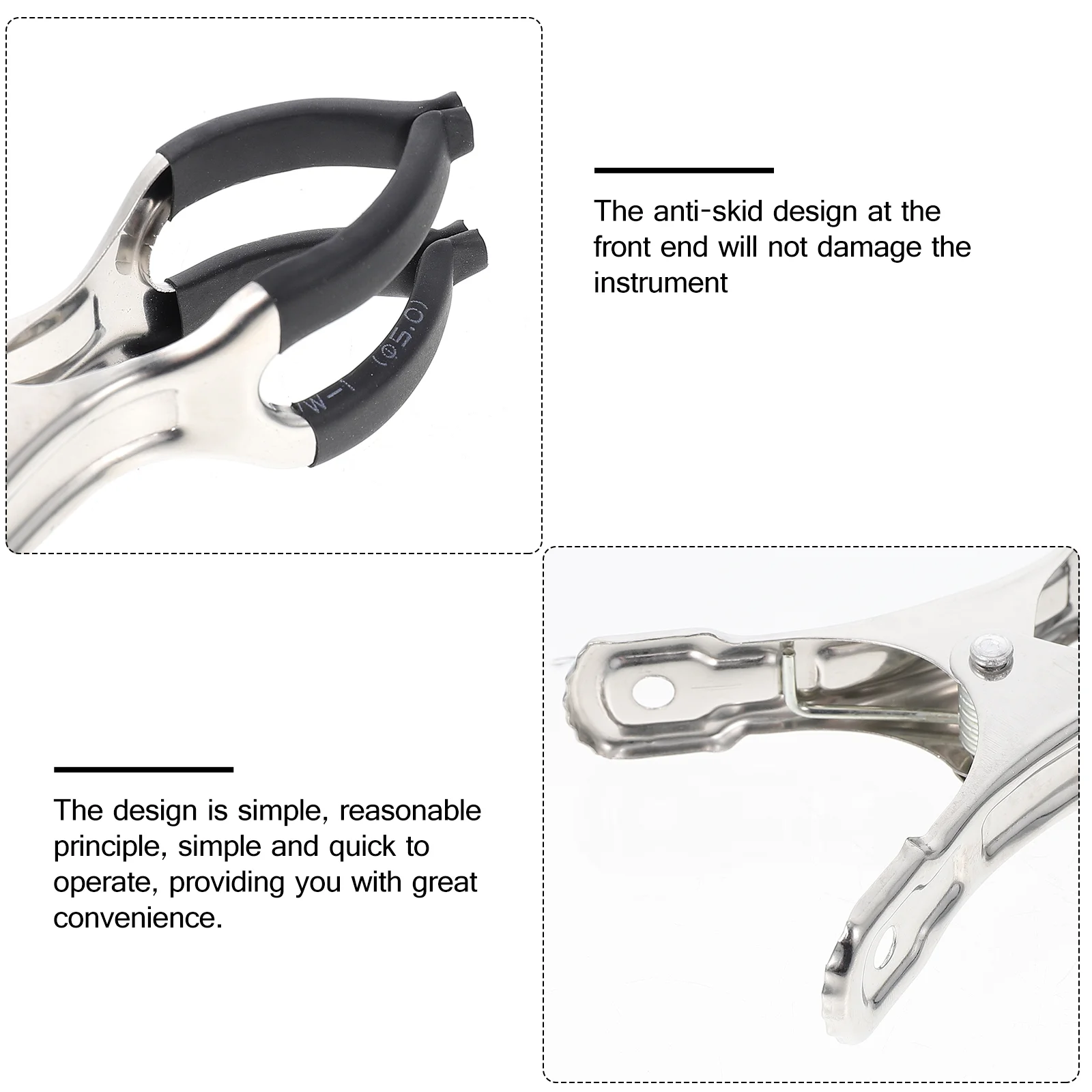 Stainless Steel Repair Clip For Repair Tool Flute Repairing Utensil Wind Instrument Parts Accessories Wrapper Creasing Clips - Image 6