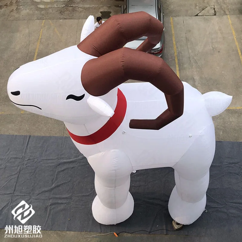 

Inflatable goats, animal air models, with blowers, outdoor shopping mall square decoration props