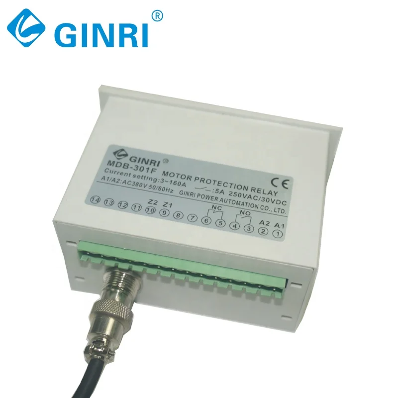 MDB-301F  3-phase Seperate Current Relay Motor Protector Overload UnderLoad Relay