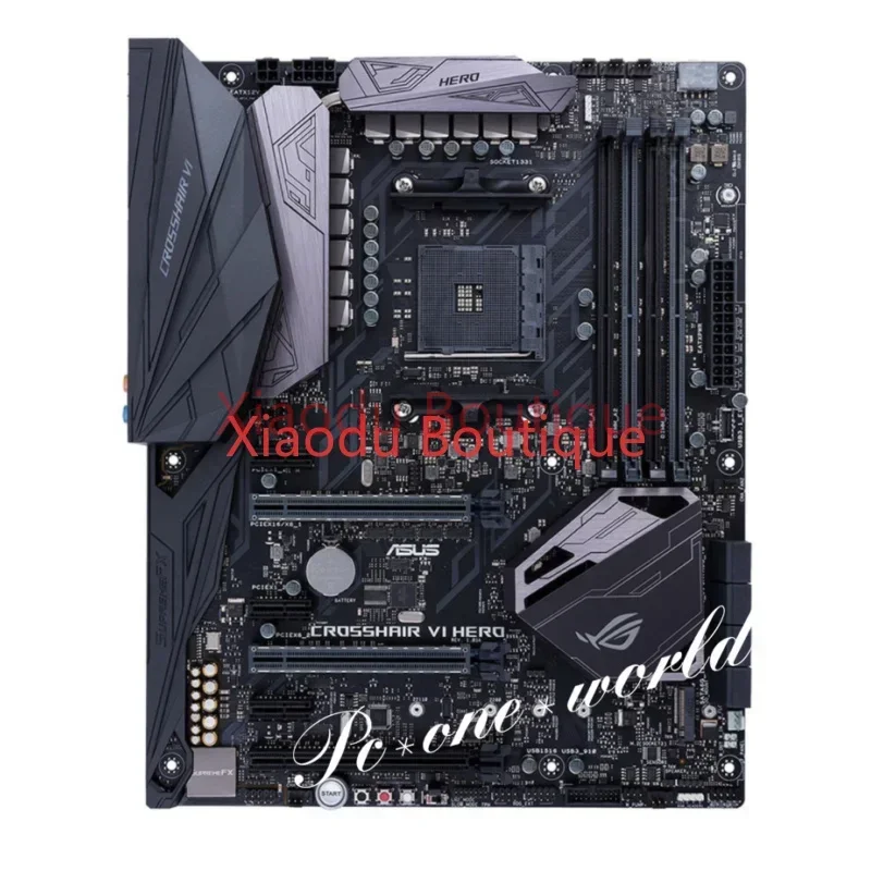 FOR Asus ROG CROSSHAIR VI HERO Socket AM4 AMD X370 DDR4 USB3.1 ATX Motherboard