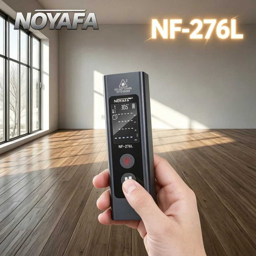 NF-276L Handheld Laser Level Rangefinder Infrared Electronic Ruler High Precision Outdoor Portable Digital Measuring In
