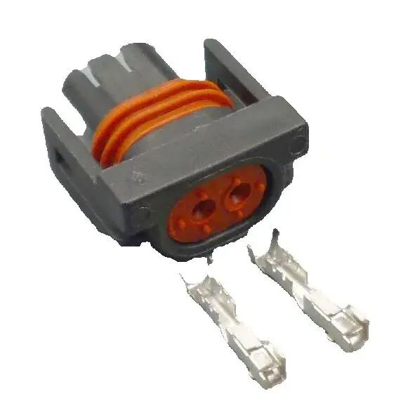 shhworldsea 2Pin Automobile Fuel Spray Nozzle Waterproof Socket Car Starter Waterproof Wire Cable Connector 12162215
