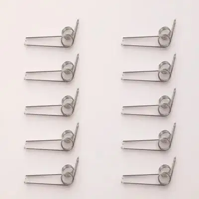 

10Pcs Trumpet Watergate Key Springs Sturdy Iron Drain Clique Mountings Set for Most Trumpets Professional Wind Instrument