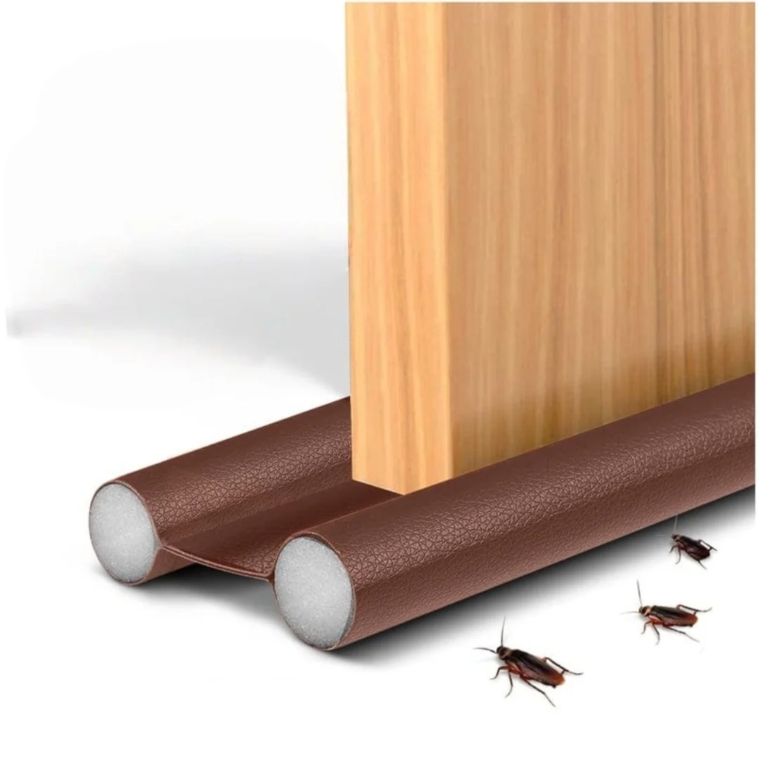 1PC 96cm/37.79in Door Bottom Seal Strip Soundproof Insulation Wind Under Door Draft Stopper Blocker Weather Strip for Interior
