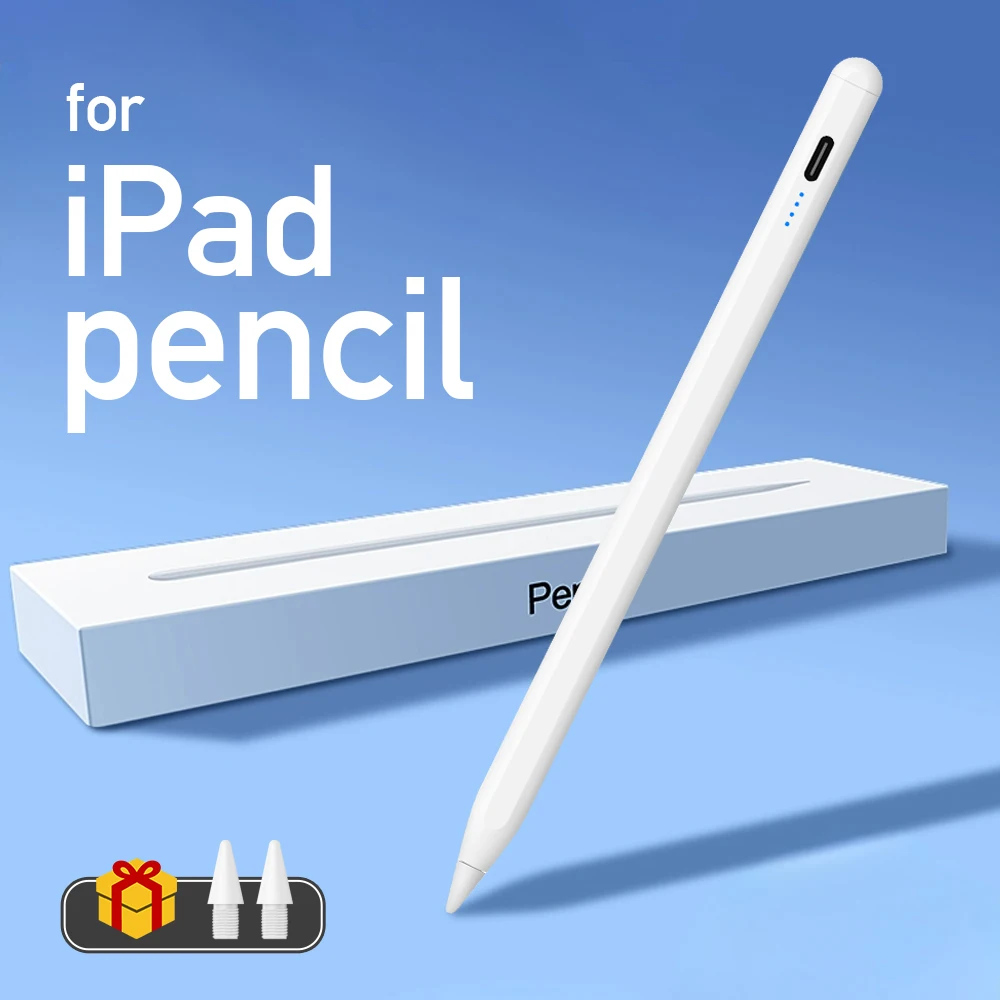 

New Stylus Pen for Apple Pencil with LED Power Indicators Palm Rejection Capacitance Touch Pencil for 2022 2021 2020 2019 IPad