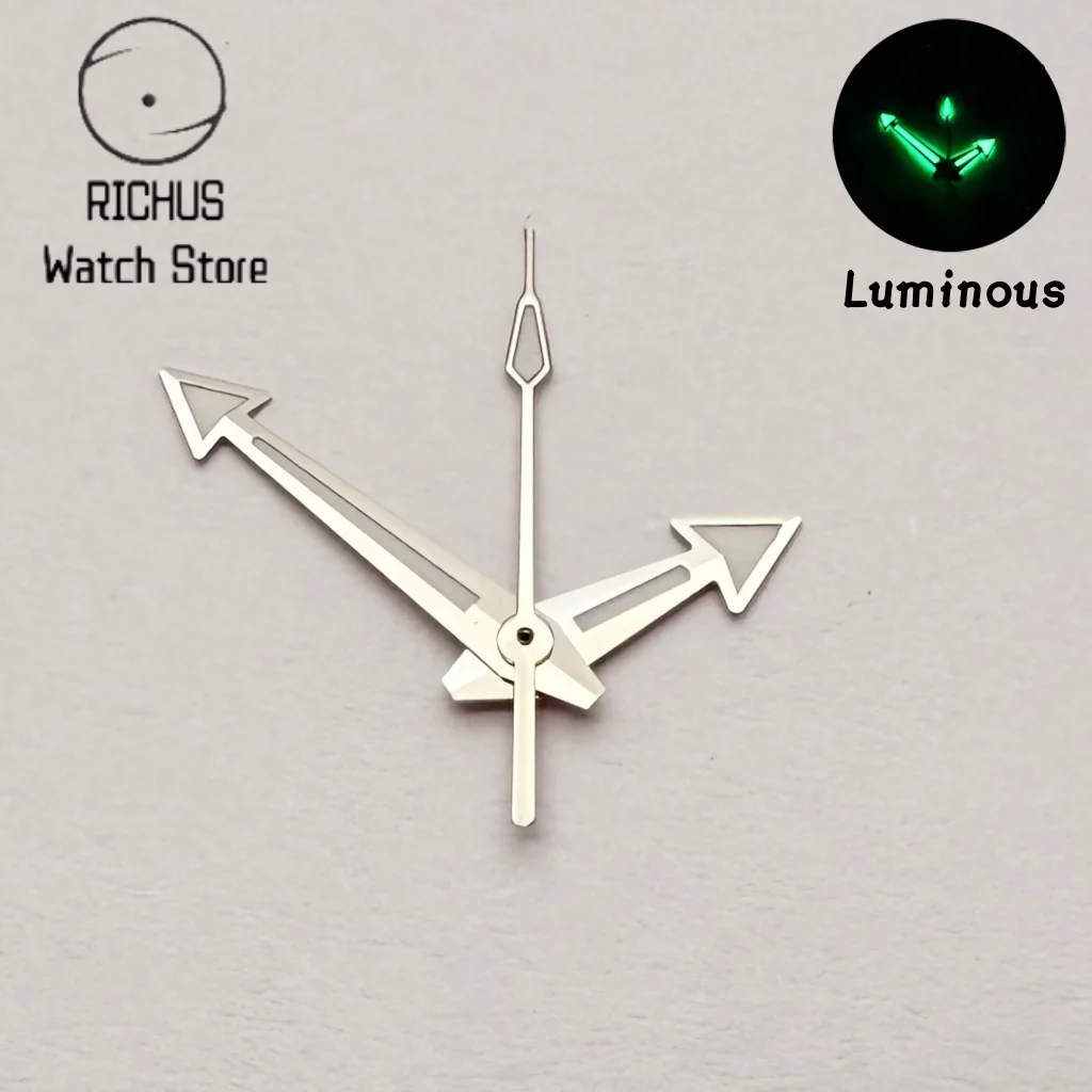 VH31 Quartz Movement New Silver Watch Hands Wristwatch Replacement Repair Accessories