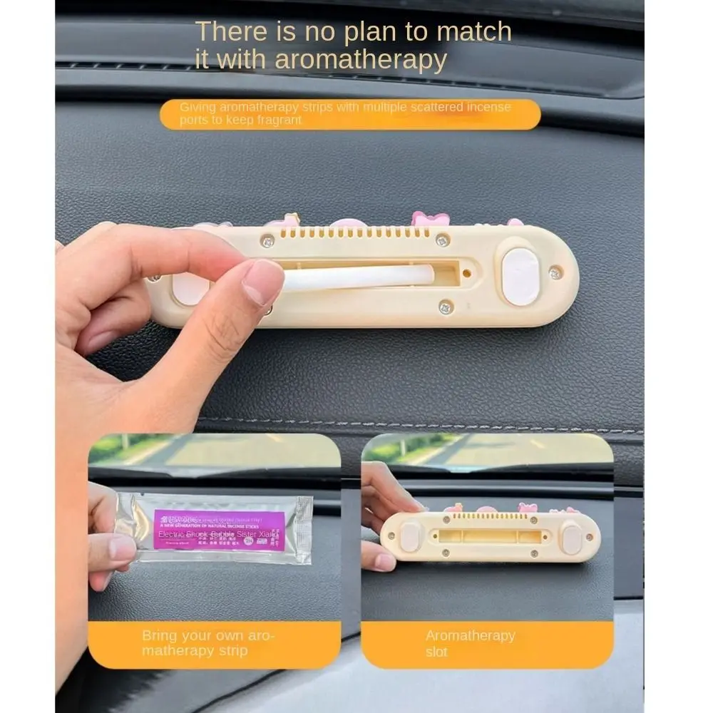 الهدايا لاكي كات سيارة علامة توقف مؤقتة لطيف الإبداعية رقم الهاتف بطاقة ركن السيارة Kawaii السنة الجديدة موجه لوحة ترخيص الديكور #5