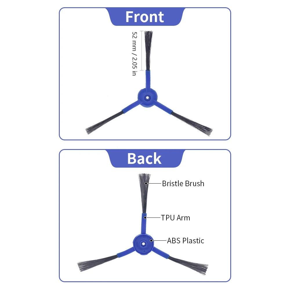 Escova lateral principal filtro hepa esfregando pano compatível com anker eufy robovac l70 aspirador de pó peças acessórios reposição