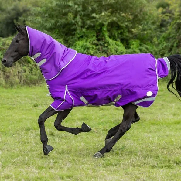 Wholesale Outdoor Equestrian Waterproof Horse Cotton Sheet Western 1200D Polyester Fabric Winter Horse Blankets