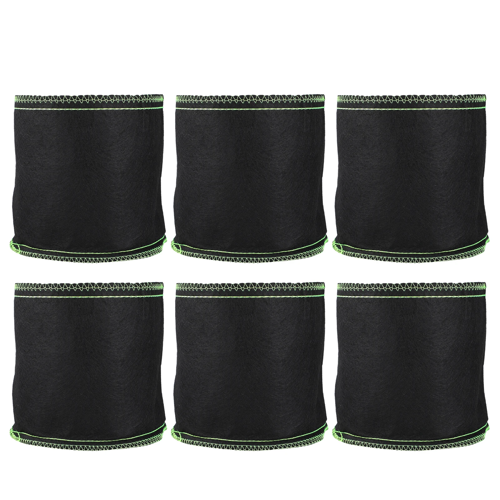 

6 Pcs Planting Bags Non woven Heavy Duty Grow Bag Fabric Breathable Potato Plant Storage Outdoor Indoor Herb Vegetable Succulent