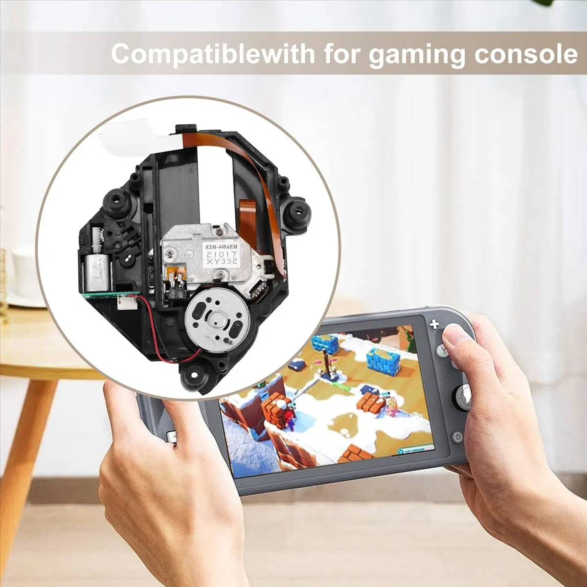 A003 Optical Pick Up Lens Replacement for PS1 -440AEM Game Console Gaming Assembly Parts
