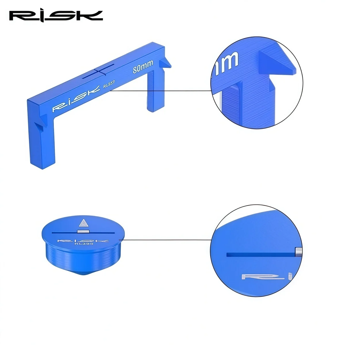 RISK RL257/RL258 Bike Fitting Saddle Height Gauge & BB Center Tools For Precise Cycling Posture Setup – Marking Marker/Locato