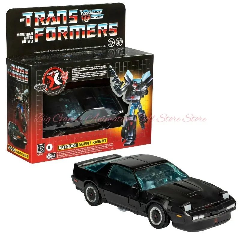 

【In-stock】 Hasbro Transforming Toys X Knight Rider Agent Knight Action Figure Collectible