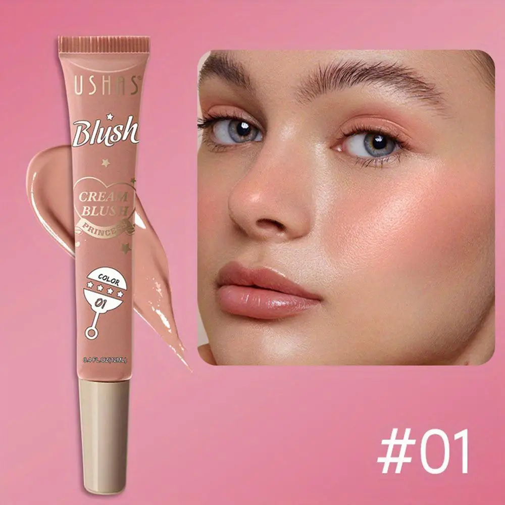 Sombra líquida Blush, maquiagem labial, fosco, úmido, blush, contorno, duradoura, iluminar a pele, destaque, 3 em 1, 4 cores