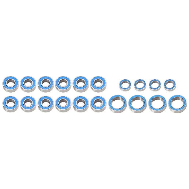 CYGJ-40PCS Rubber Sealed Ball Bearing Kit For Tamiya TT01 TT-01 TT01E TT01D TT02B 1/10 RC Car Upgrades Parts Accessories