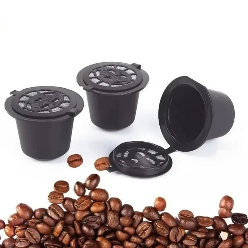 3pcs Reusable Coffee Capsule Filters Refillable Coffee Pods Compatible with For Nespresso Coffee Accessories