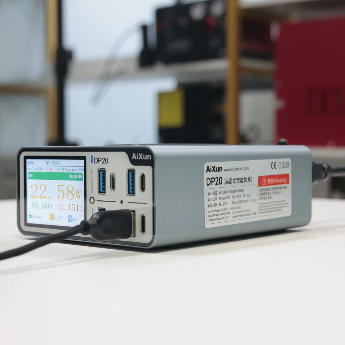 AIXUN DP20 スマート高速充電 USB マルチポートワイヤレス充電携帯電話ノートブック PD3.0 プロトコル QC4.0 充電