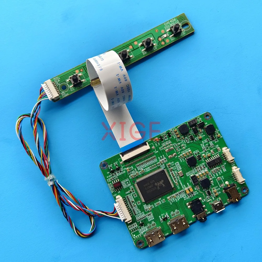

For LP156WH3 LP156WHB LP156WH4 LP156WHU LP156WH2 LP156WHA Controller Drive Board DIY Kit Display EDP-30Pin 2Mini-HDMI 1366x768