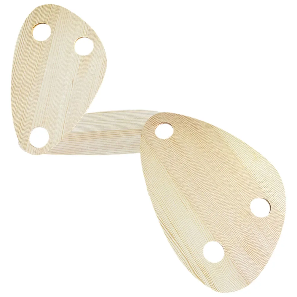 

3 Pcs Wood Tray Bottle Topper Parts Picnic Boards Lightweight Portable Cup Holder Foldable Tables Outdoor Camping