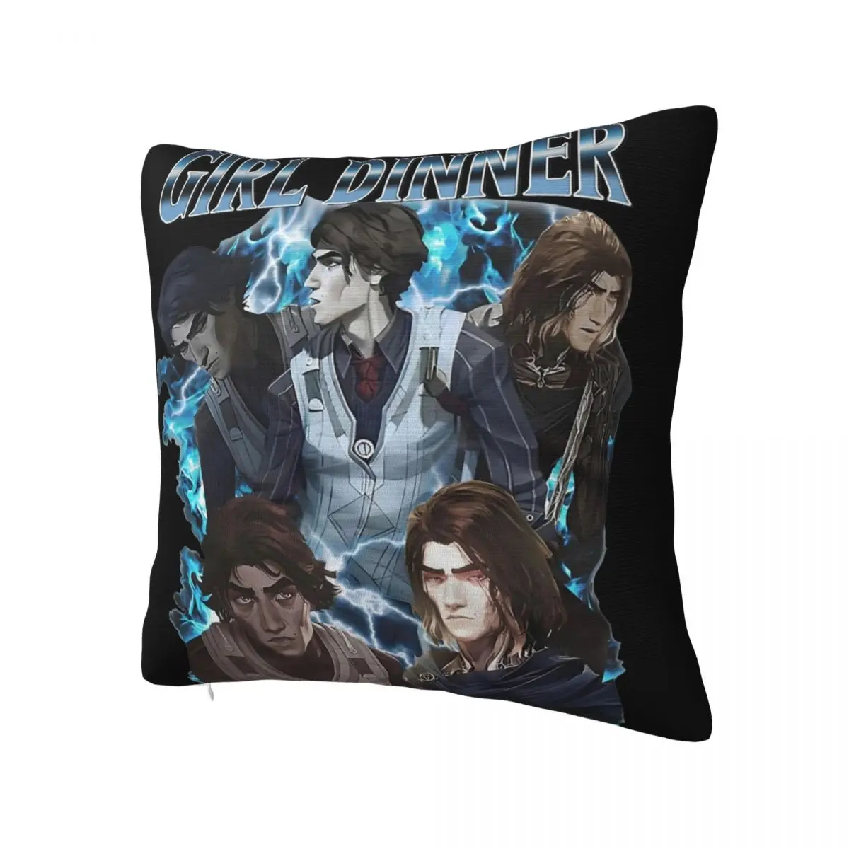 Girl Dinner Viktor Arcane Pillowcase Soft Cushion Cover Decorations Movie Game Throw Pillow Case Cover Home Drop Shipping