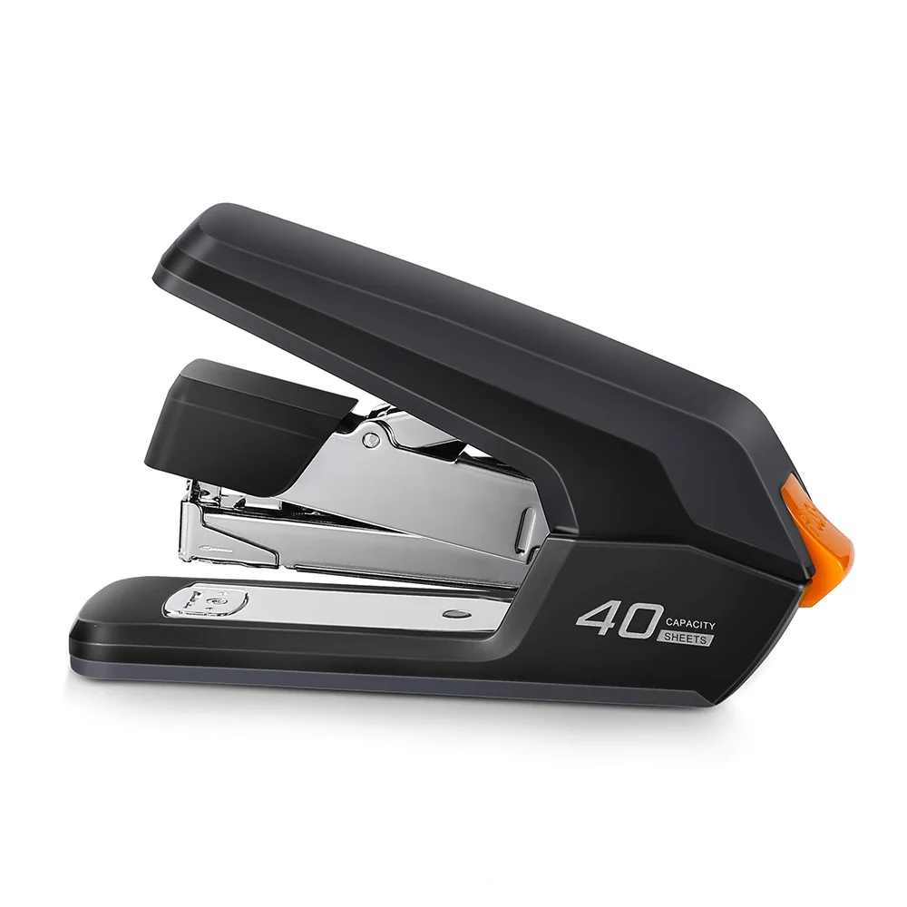 Heavy-Duty Stapler 40 Sheets One-Touch Booklet Office Stapling Tool Easy to Load Ergonomic Heavy Duty Stapler