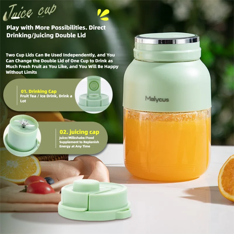juicer machine  Electric Juicing Cup Portable Wireless Fruit Blender Mini Multifunctional Kitchen USB Charging Outdoor