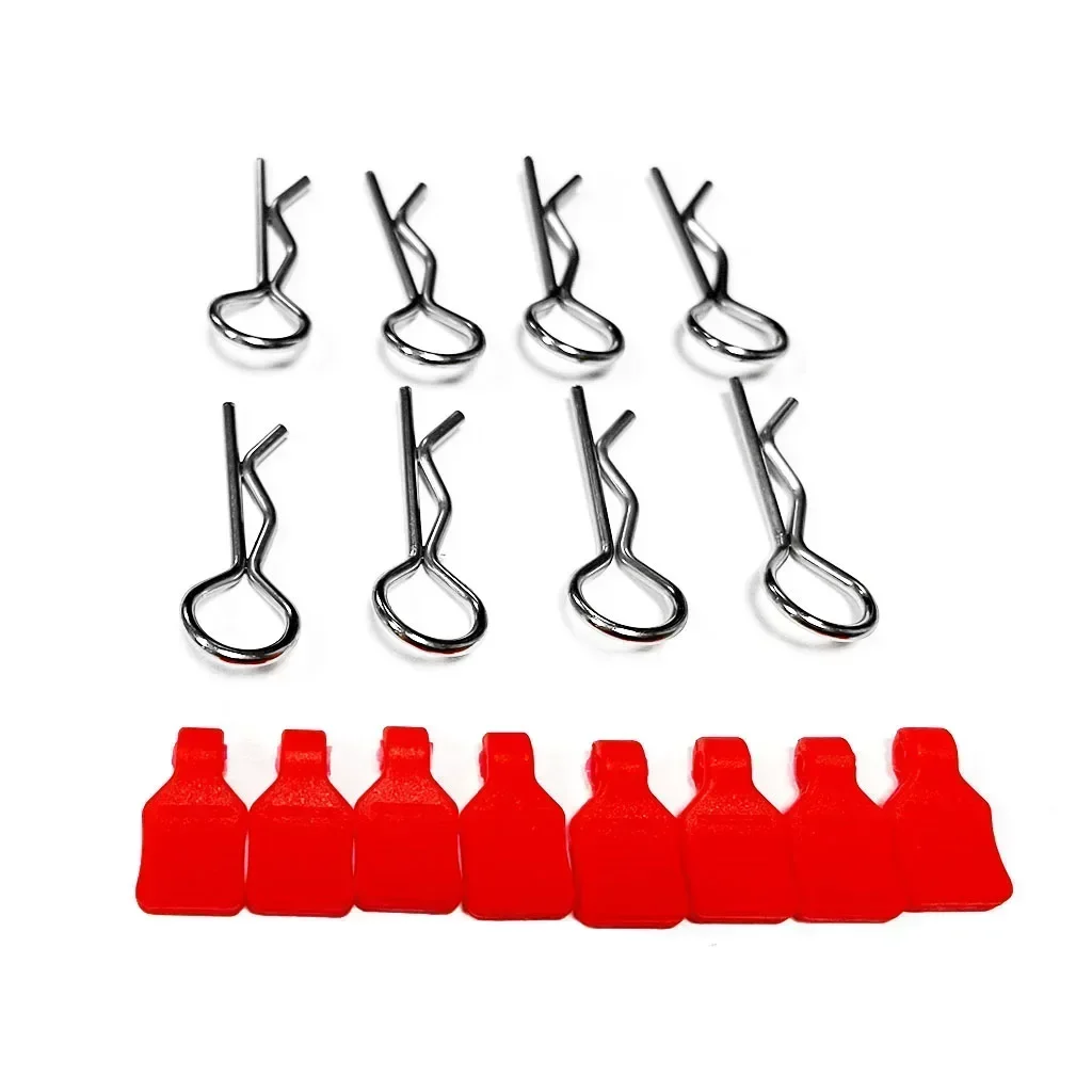 10pcs/set 1/18 1/24 3mm body clip with Fixing Bracket Mount Set for Axial SCX24 Panda Tetra etc crawlers upgraded Parts