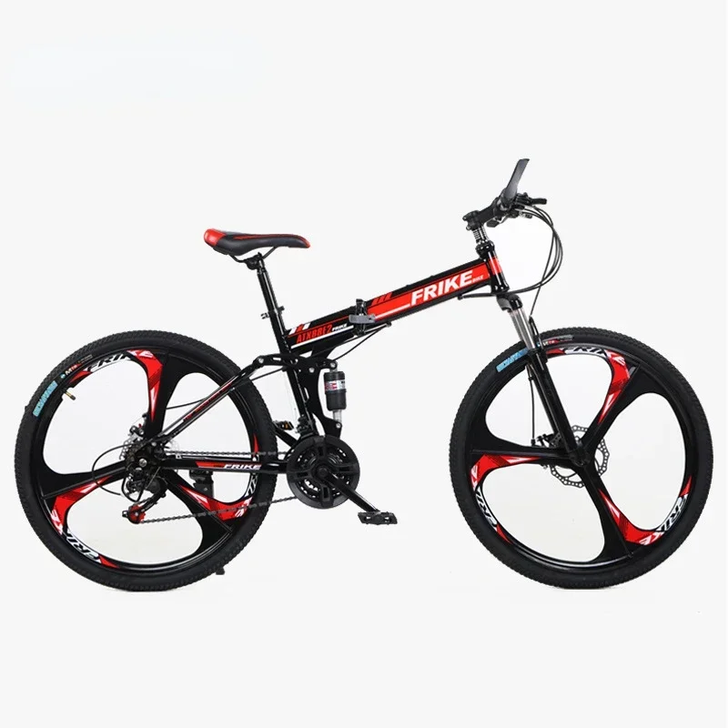 Mountain Bike Bicycle 26 Inch One-wheel Adult Double Shock Absorption Variable Speed Disc Brake Off-road Racing