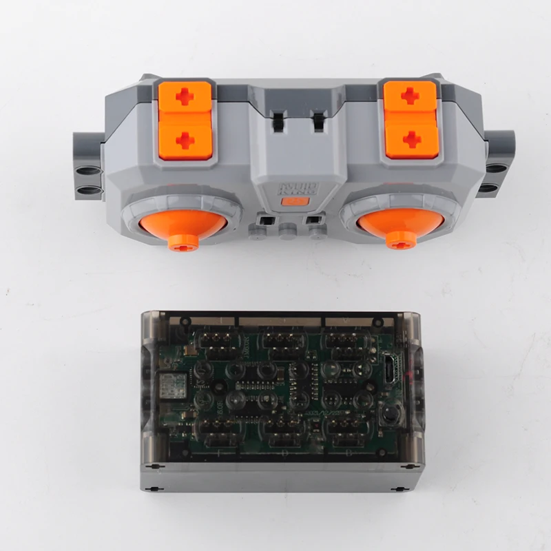 8 vie/4 vie programmabile 6CH APP batteria al litio scatola telecomando Set Moc Building Blocks controllo della velocità PF Mattoni parti fai da te