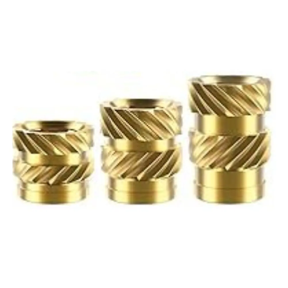 400pcs Brass Threaded Inserts M2 M5 M6 for Use in For 3D Printed Enclosures Automotive Trim and Consumer Electronics