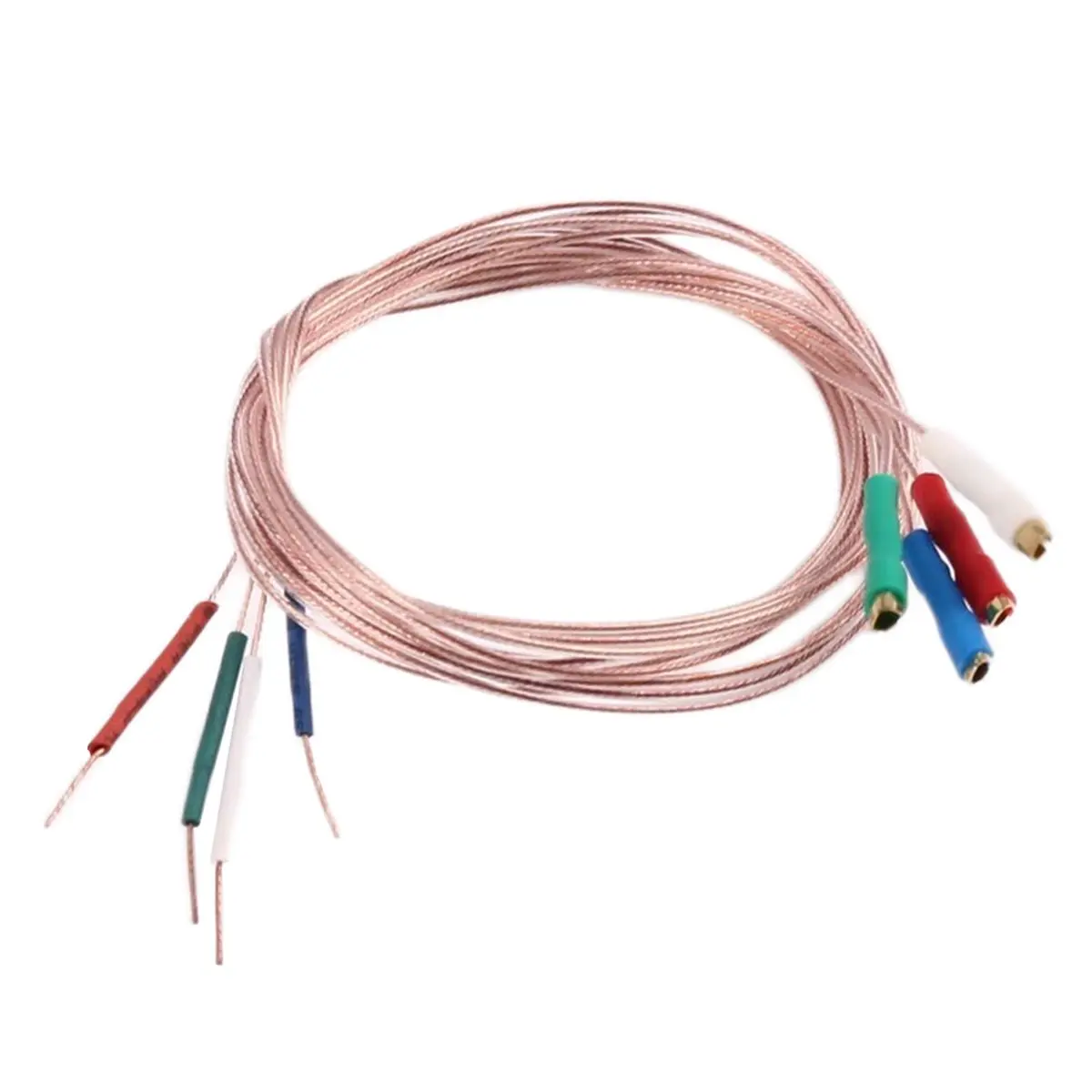 Y1268A*☀▃Tonearm Wire Set 30AWG PERFECT CRYSTAL OCC (PCOCC)1.2 Terminal