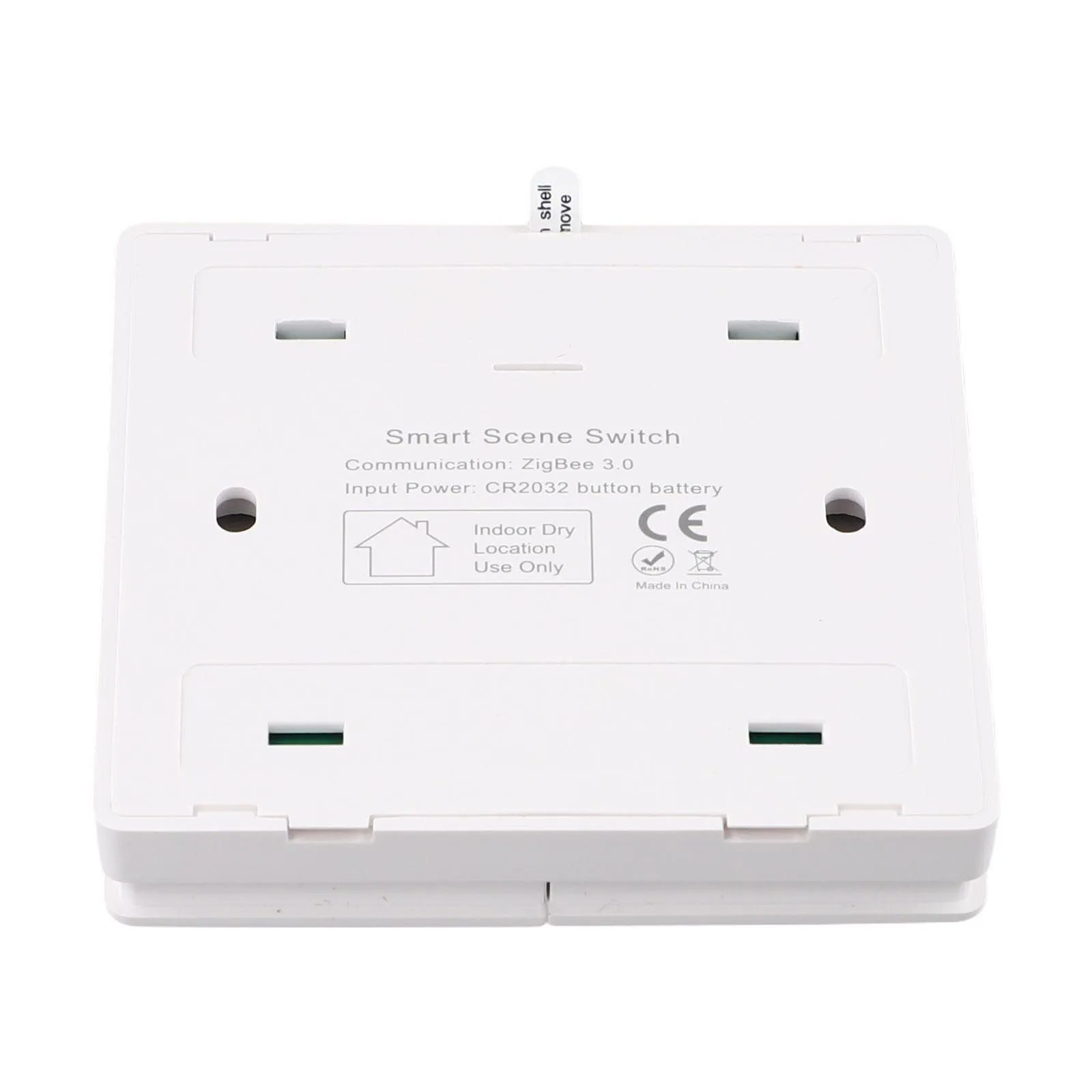 Tuya-Enabled 3.0 Wireless Scene Switch Sticker Wall Button for Smart Life App Scene Configuration and Triggering