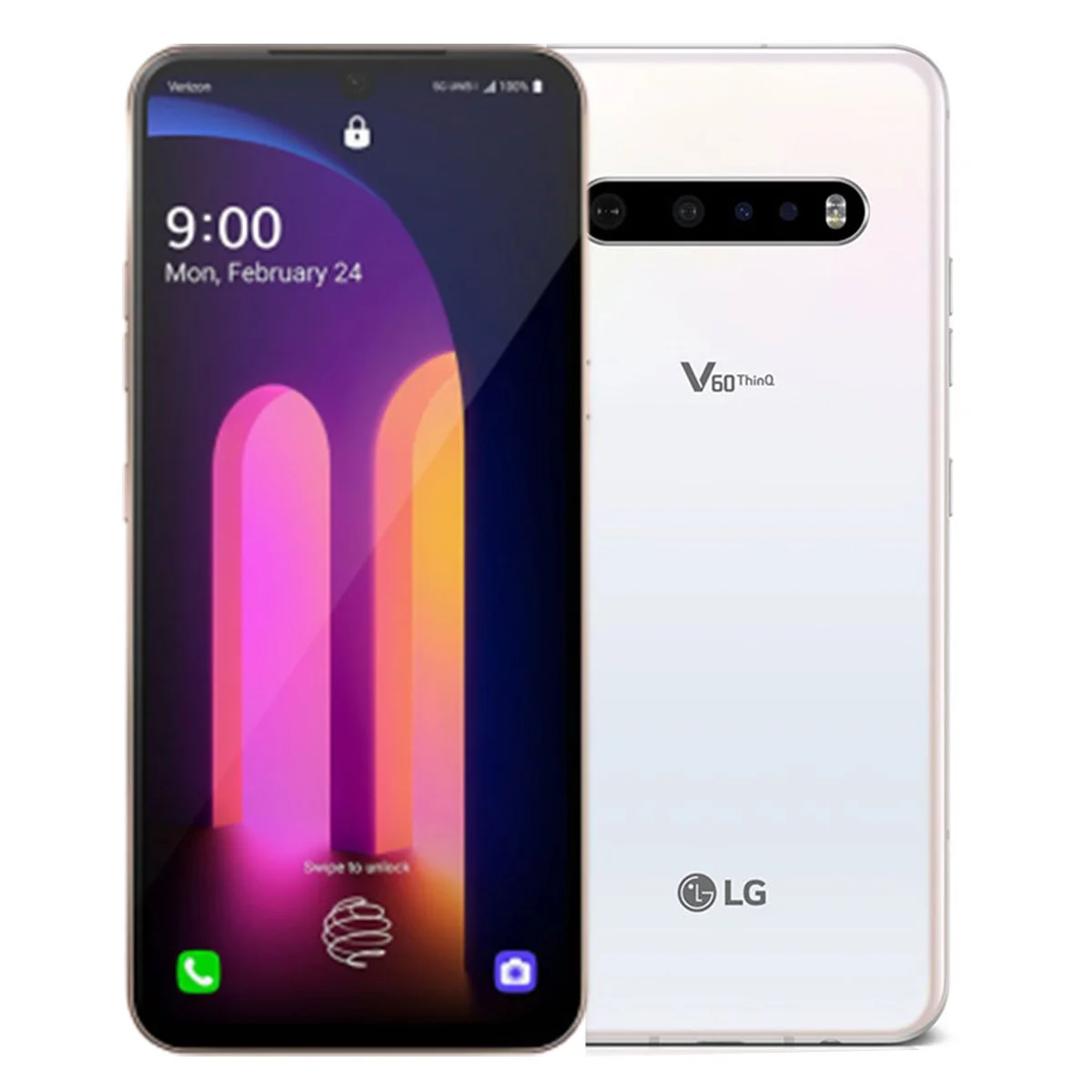 الأصلي LG V60 فتح النسخة اليابانية V600VM 6.8 بوصة Snapdragon 865nc 4G الهاتف المحمول 8GB RAM 128GB ROM أندرويد NFC Verizon