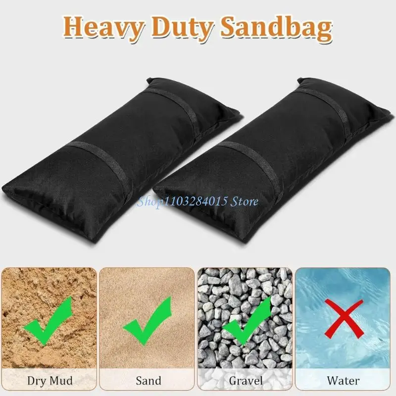 R6FF Industrial Waterproof Sandbags For Disaster Prevention Heavy Duty Polyester Material Fast Setup Compact Design Long Lasting
