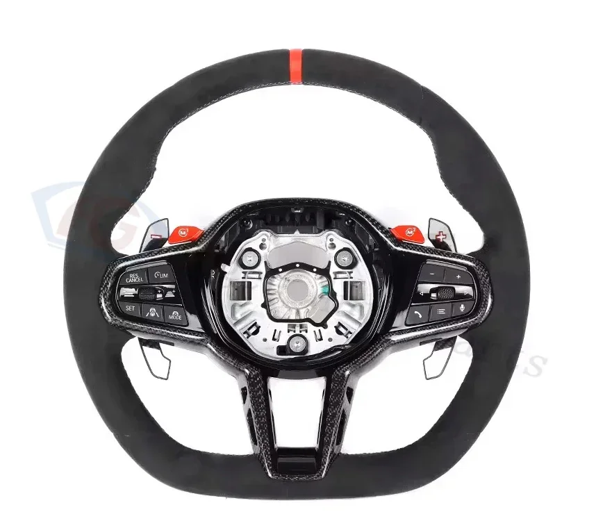 

2025 Plug and play new model steering wheel suits for bmws all F chassis G chassis carbon fiber center trim with M1 M2 buttons