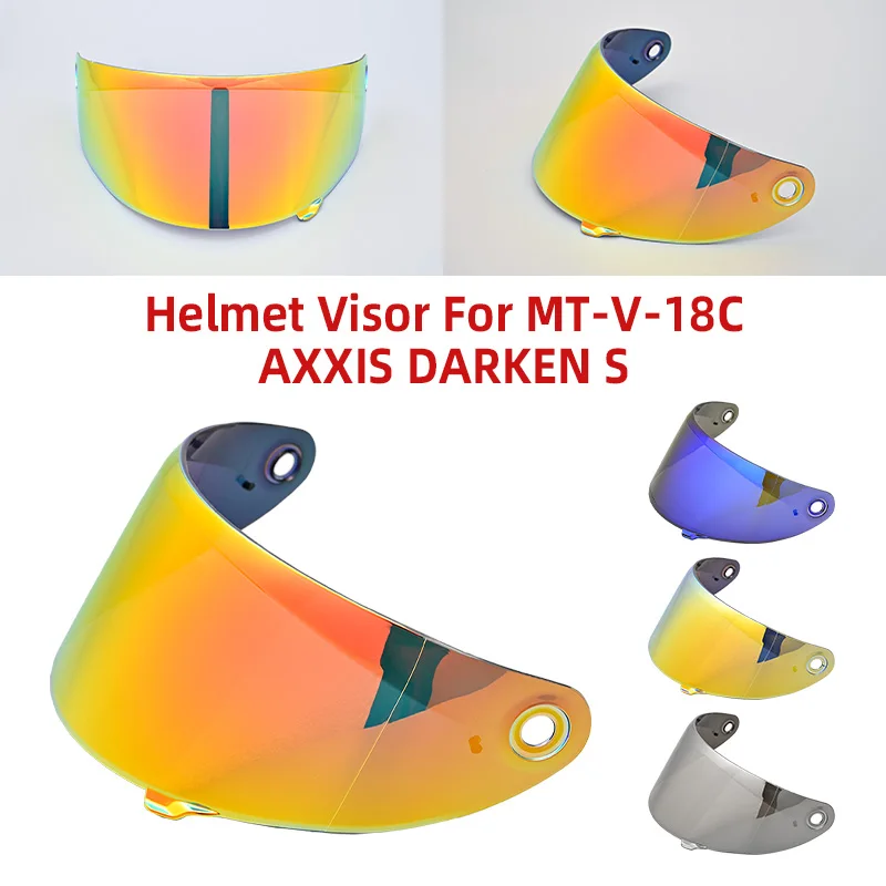 

Motos helmet visor for DARKEN S AXXIS helmet accessories for MT-V-18C shield goggles windproof sun protection day&night visors