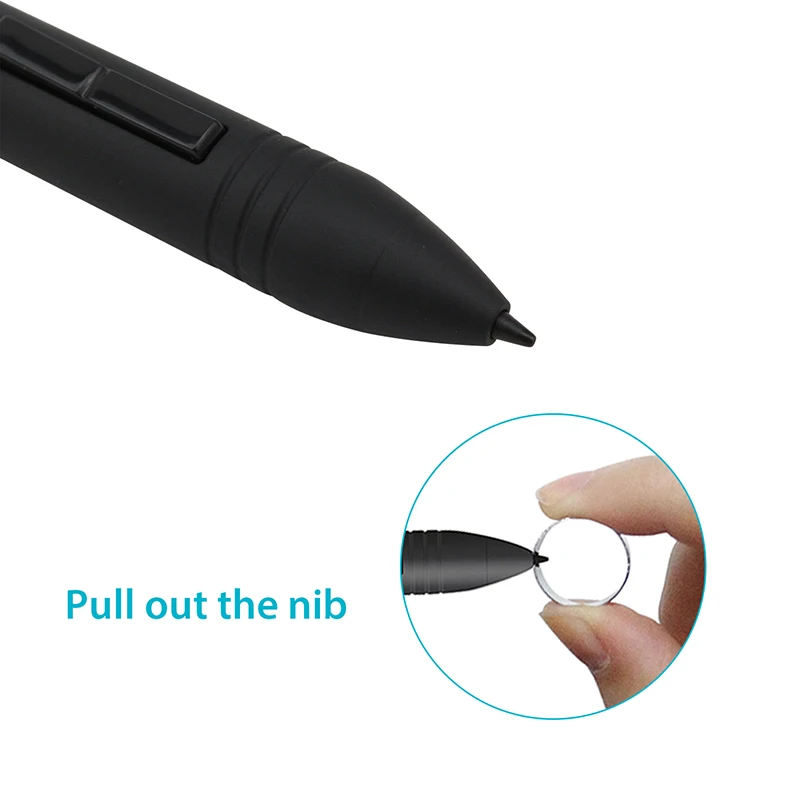 PEN80 Rechargeable Digital Pen Stylus for Huion Professional Graphic Drawing Tablets 420/H420/H610 GAOMON S56K/M106K/1060PRO