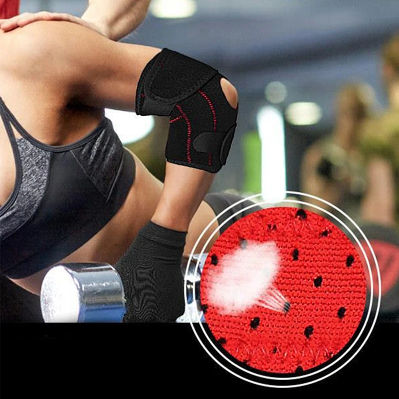 Pad Band Gym Adjustable Tennis Elbow Support Spring Elbow Brace Arthritis Golfers Strap Elbow Protection Lateral Pain Syndrome