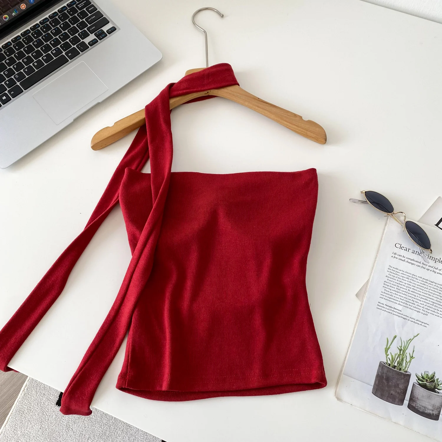 Elegant Sexy rhinestone Fashion Tank Top Off Shoulder Birthday Crop Top autumn Women Clothing