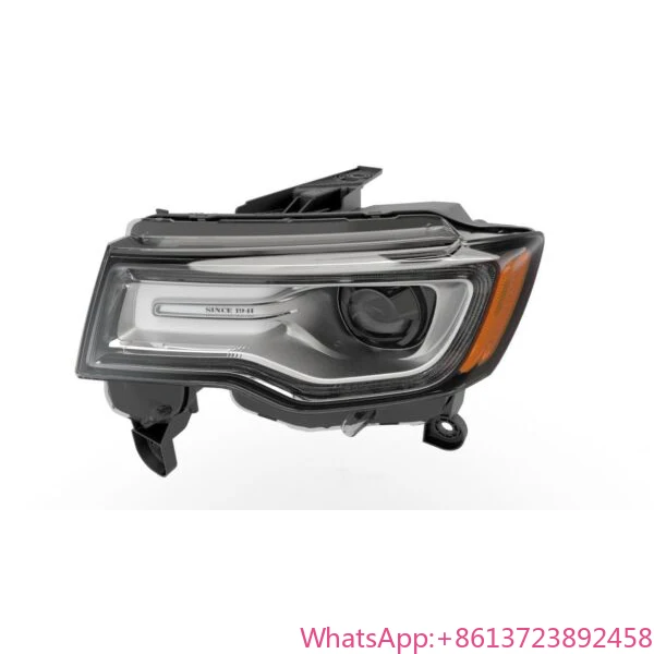 Car Accessories HID Head Light Head Lamp for 2017-2021 Jeep Grand Cherokee Chrome Trim W/ Auto Leveling Headlight 68289237AF