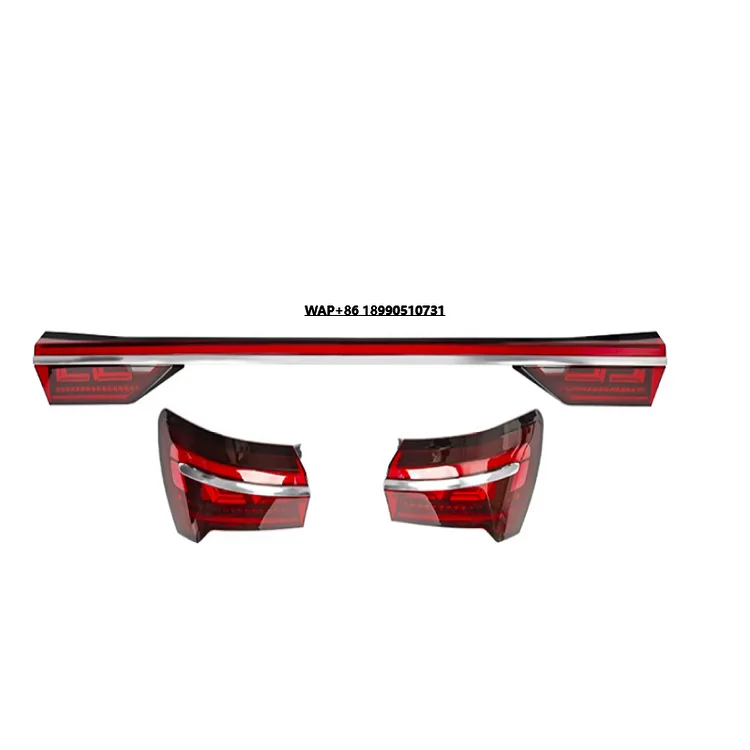 

High Quality A6(C8) 2019-2023 Rear Tail Light with Through Light Directly Selling; Features Red Lens and New Condition