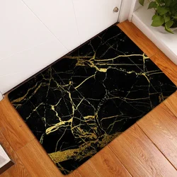 Marble Pattern Kitchen Carpet Bedroom Entrance Doormat Living Room Hallway Decoration Rugs Home Balcony Bath Floor Anti-Slip Mat