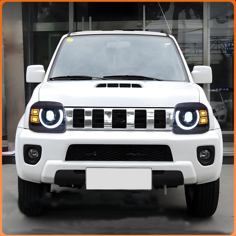 LED Auto Headlights Assembly Defender Style Projector Lens For Suzuki Jimny 2007-2015 Car Front Lamps Upgrade Accessories Tools